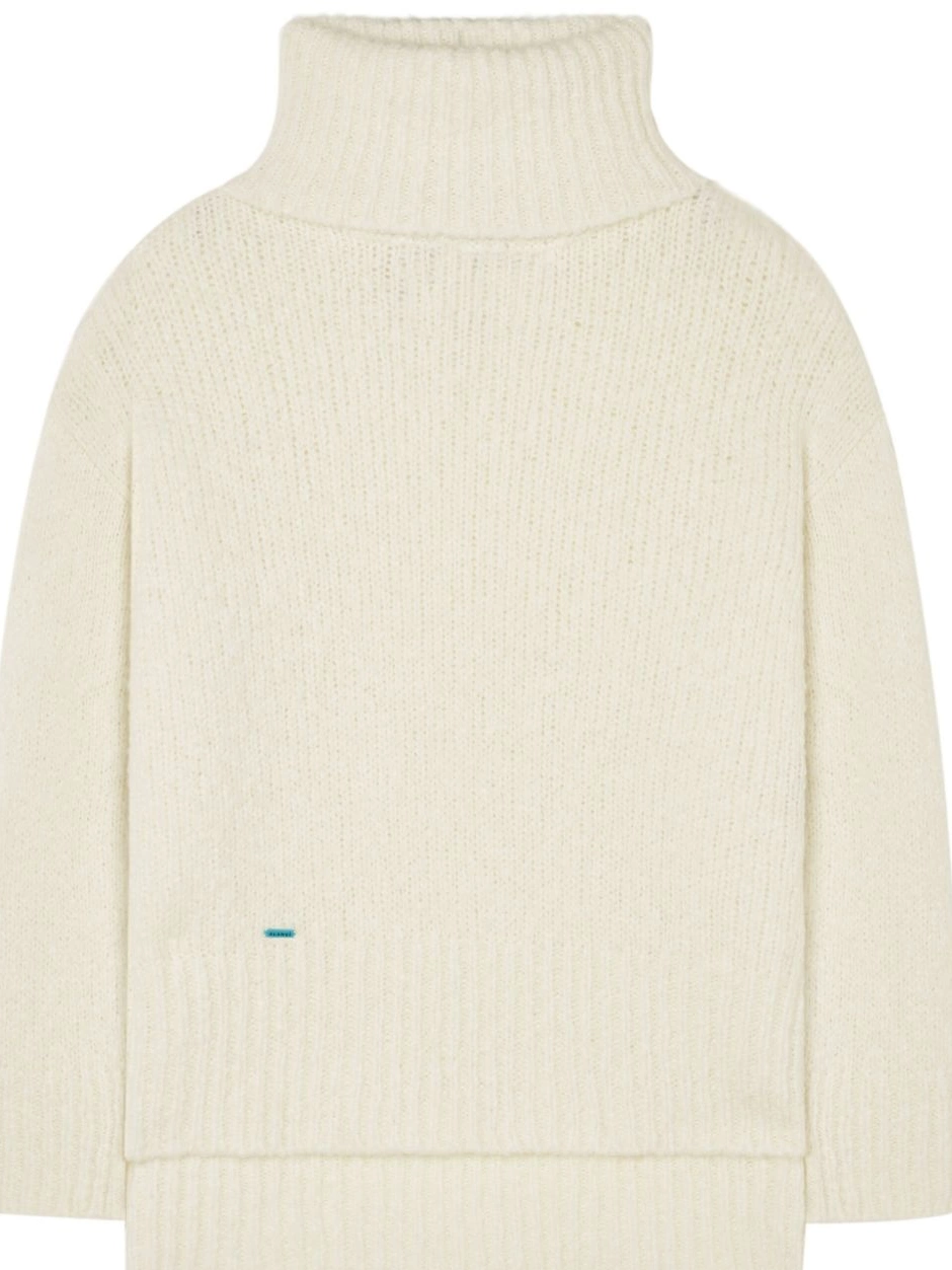 Cheap logo-plaque cashmere-silk Women blend jumper Alanui 0822